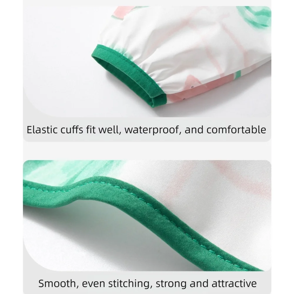 

Детские нагрудники с милым мультяшным принтом, водонепроницаемый нагрудник без рукавов для кормления, маслостойкий фартук для рисования для детей 0-3 лет