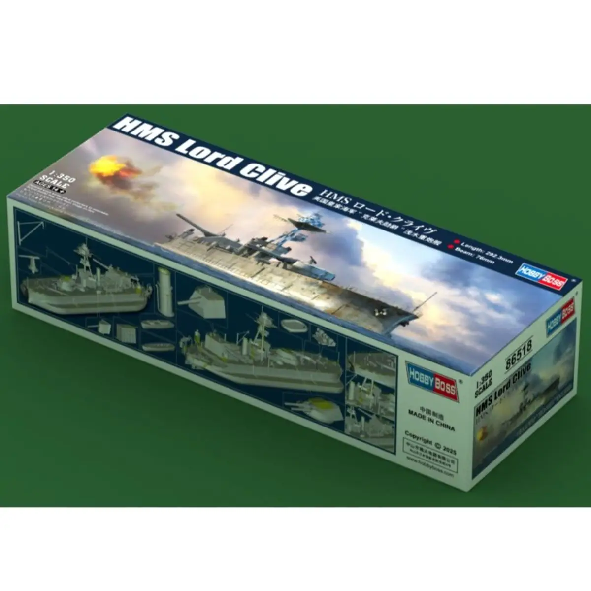 

1/350 Scale HMS Lord Clive Monitor Model Kit-Collectible Precision Hobby Boss 86518