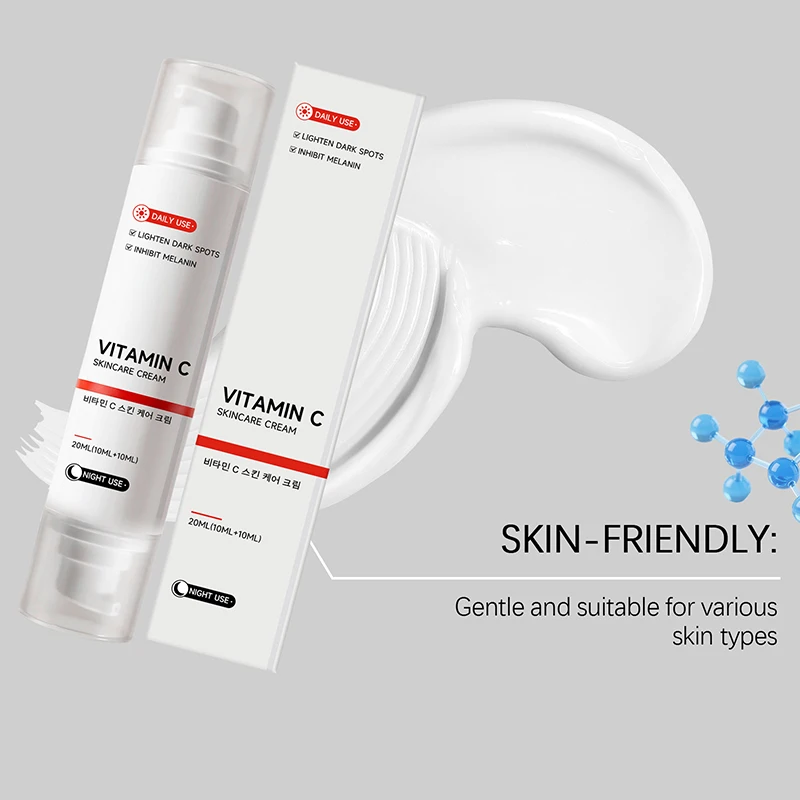 Vitamin C Cream,Day & Night Care,Facial Moisturizer,Improve Dark Spots,Inhibit Melanin,Multi-Action Moisturizing,Korean Skincare
