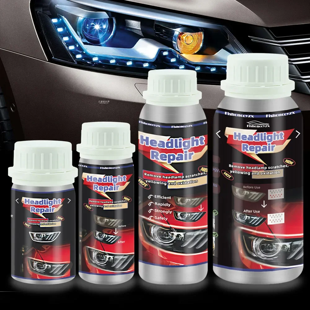 

800ml Headlights Liquid Polymer Headlight Chemical Polish Repair Fluid Refurbishment Scratch Repair Polishing Headlights Kit