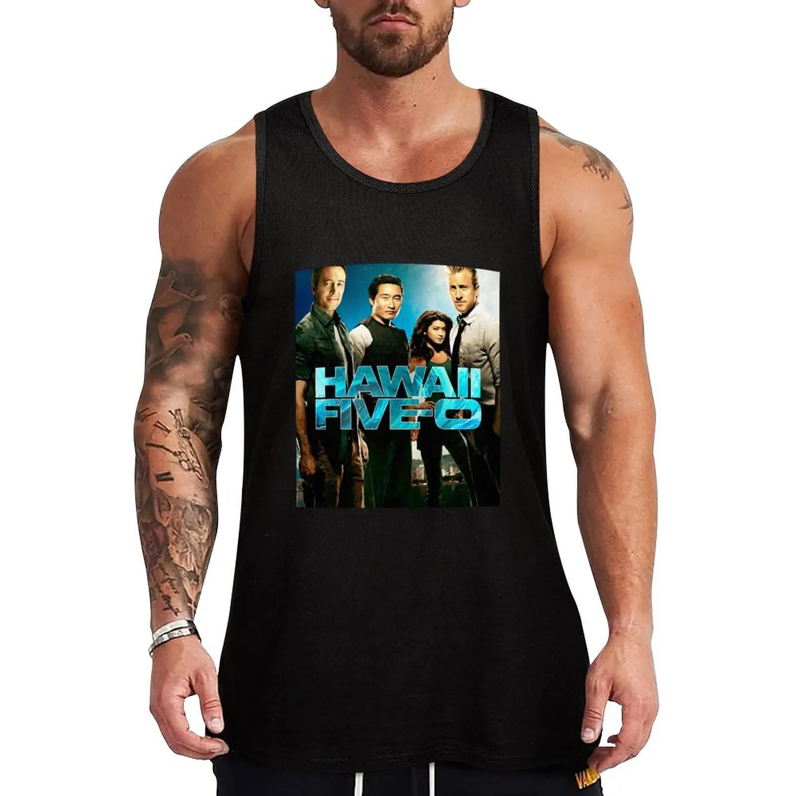 

Birthday Gifts Hawaii 5-0 Awesome For Movie Fan Tank Top Abstract Graphic Tank Top Art Print Sleeveless