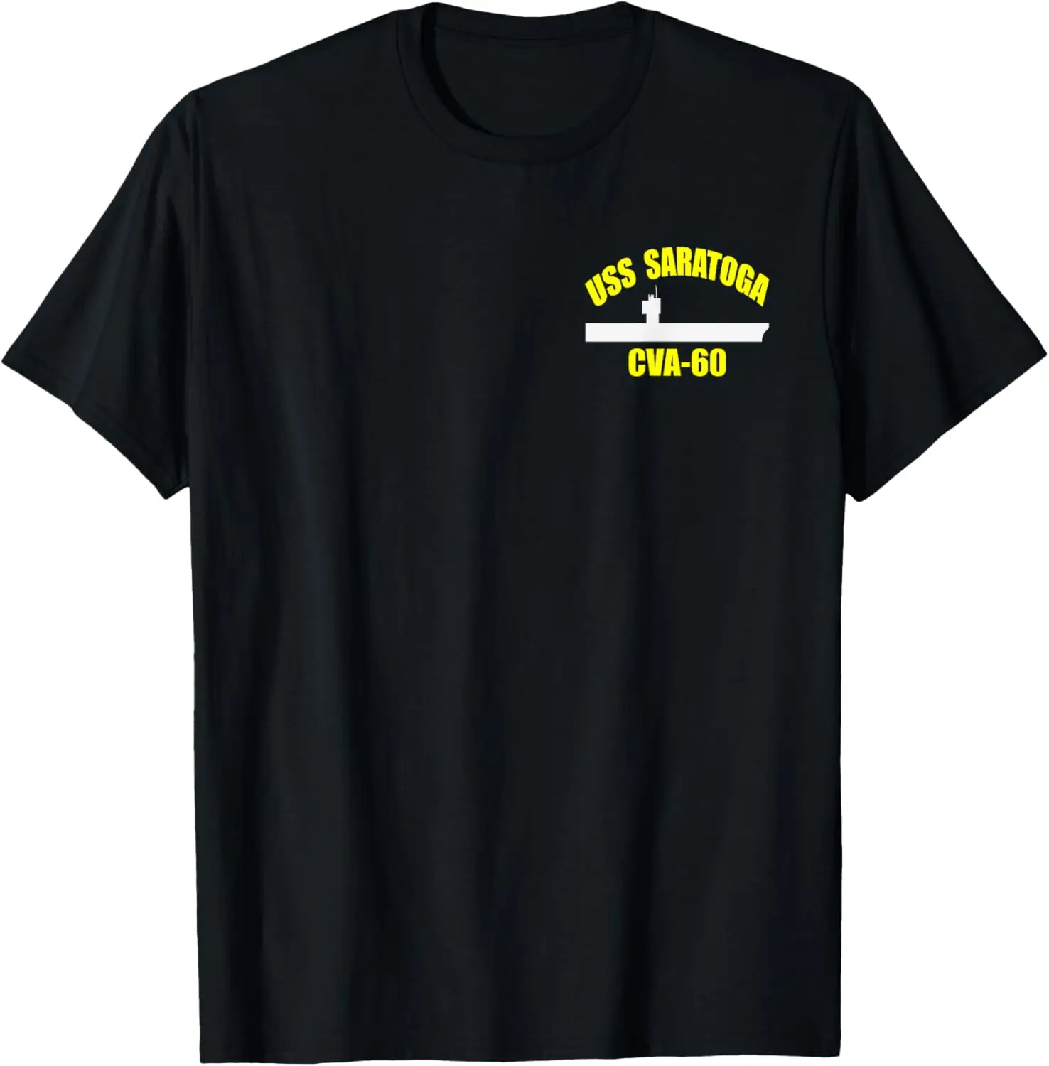 

USS Saratoga CVA-60 Aircraft Carrier Veteran Day Front&Back T-Shirt