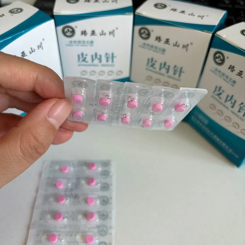 5 Boxes Sterile Intradermal Needle Disposable Embedding Needles Painless Ear Acupuncture Needles 0.16*5mm/0.22*10mm 500Pcs