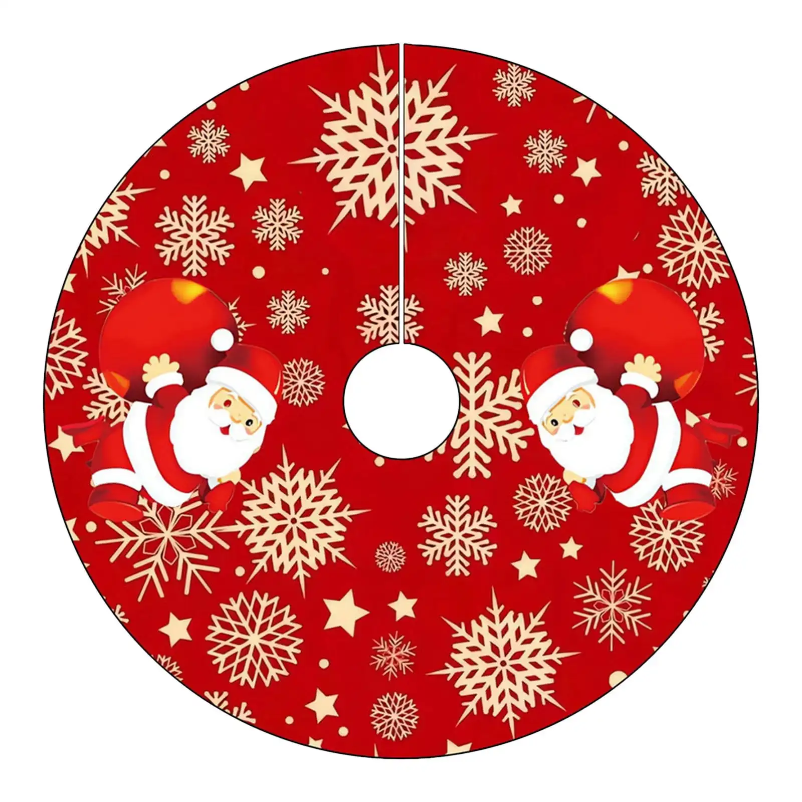 عيد الميلاد رائعة شجرة تنورة عيد الميلاد المنزل عطلة حفلة رائعة شجرة تنورة نمط أحمر عيد ميلاد سعيد أجواء شجرة لطيف حصيرة #4