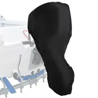 Cubierta fueraborda de 0-350HP para Motor de barco, cubierta resistente al agua y antiarañazos 420D, cubiertas para motores fueraborda negras a prueba de rayos UV