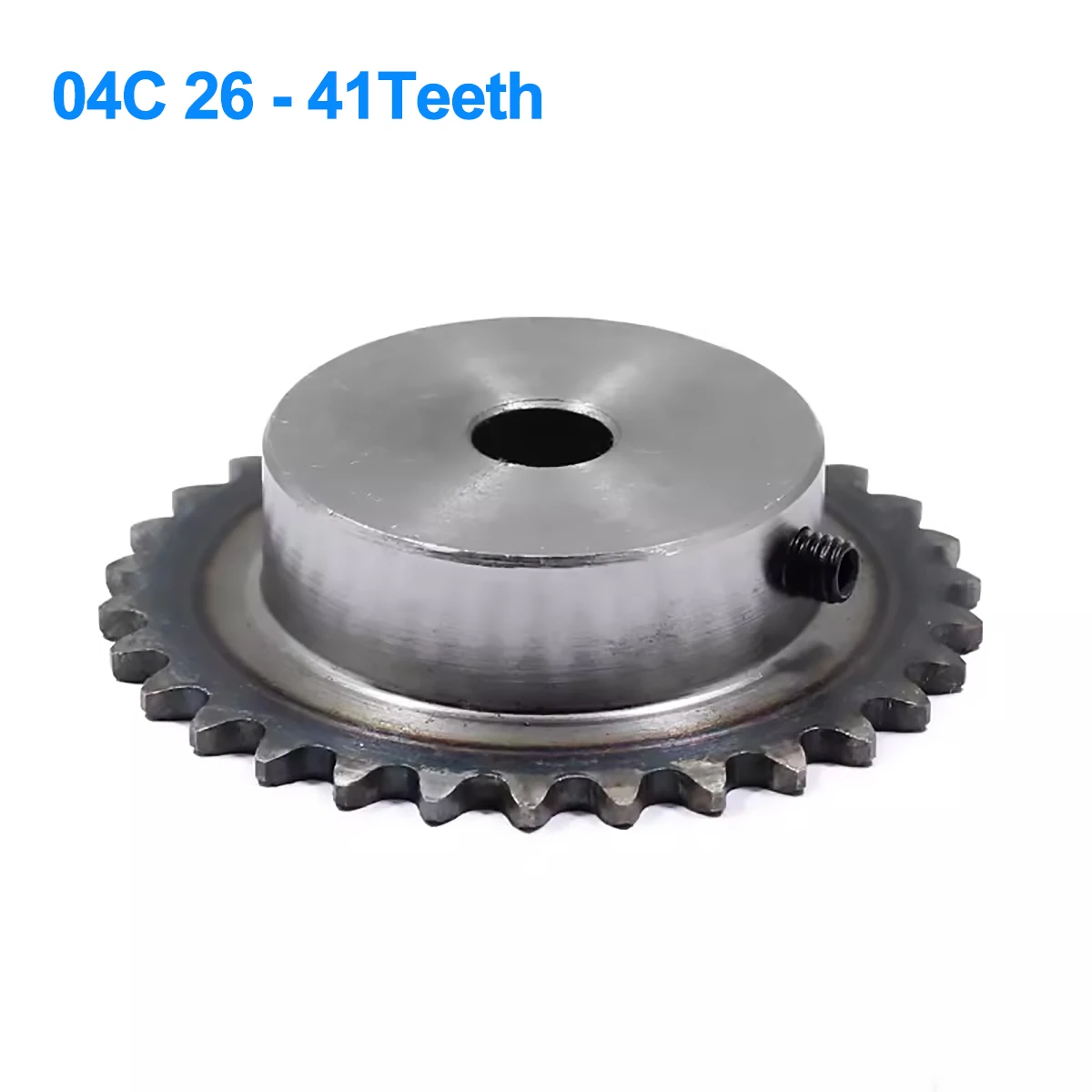 

26 - 41Teeth 04C / 25H Chain Gear Pitch 6.35mm 45# Steel Industrial Sprocket Motor Chain Drive Sprocket Wheel Bore 8mm to 15mm