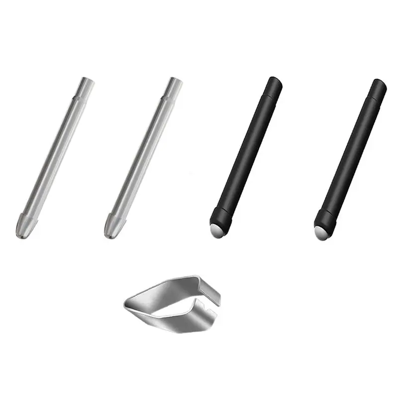 4PCS Titanium Pen Tips + HB Pen Tips Realititcs Pencil Nibs For Microsoft Surface Pro 7 6 5 4 Series(Model: 1776/1770)-AEF7