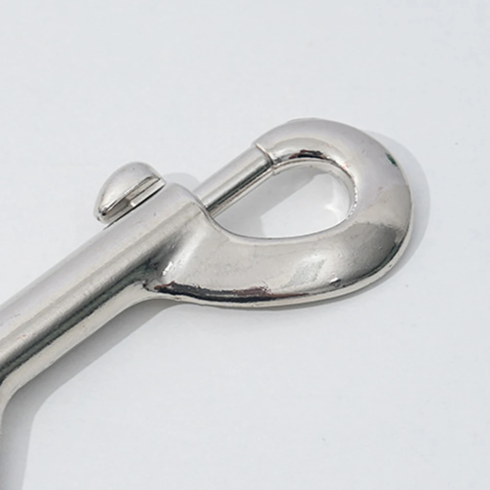 5 قطعة الغوص مزدوجة نهاية الترباس المفاجئة هوك كليب سبائك الزنك سريعة رسم ربط حلقة تسلق B-شكل خطاف بنابض قارب الأجهزة #4