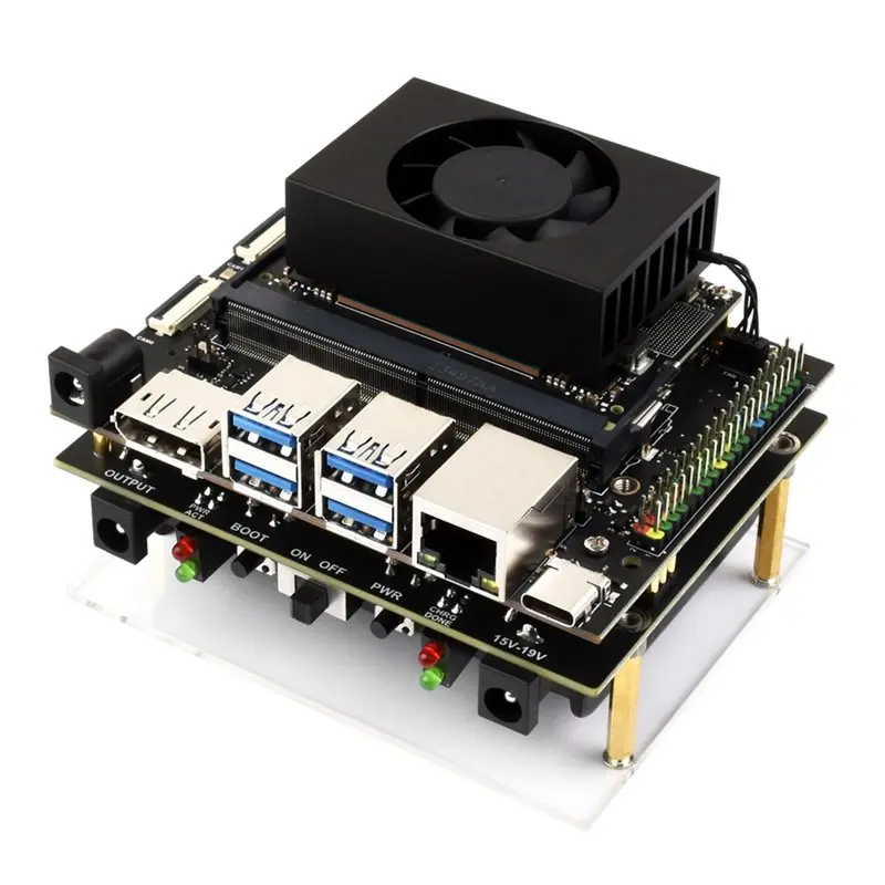 UPS Module (C) Uninterruptible Power Supply For Jetson Orin Supports 21700 Battery Simultaneous Charging And Discharging