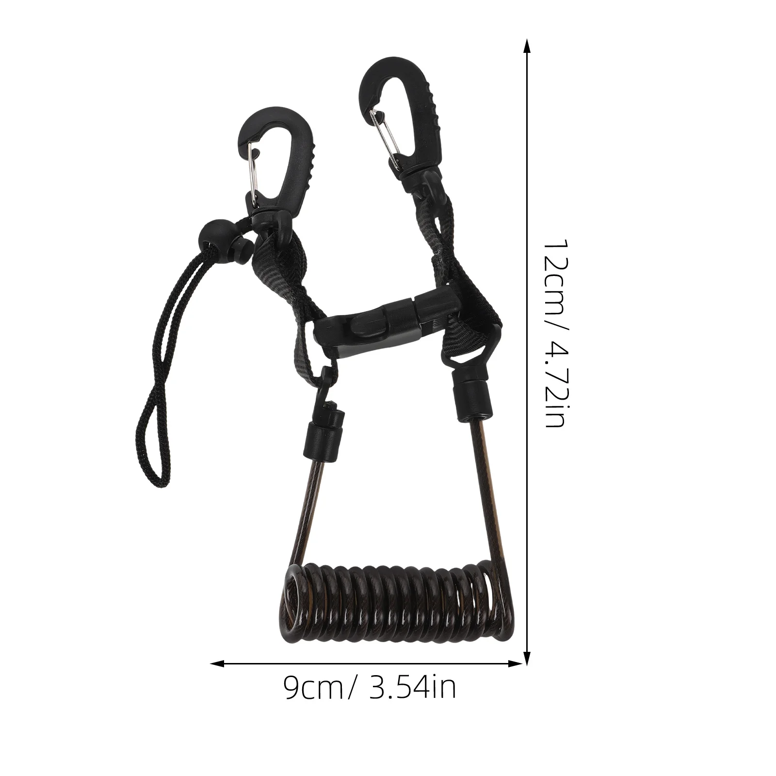 Scuba Diving Camera Lanyard Retractable Long-Lasting Rebound Performance Single-Handed Operation for Underwater Exploration Dive