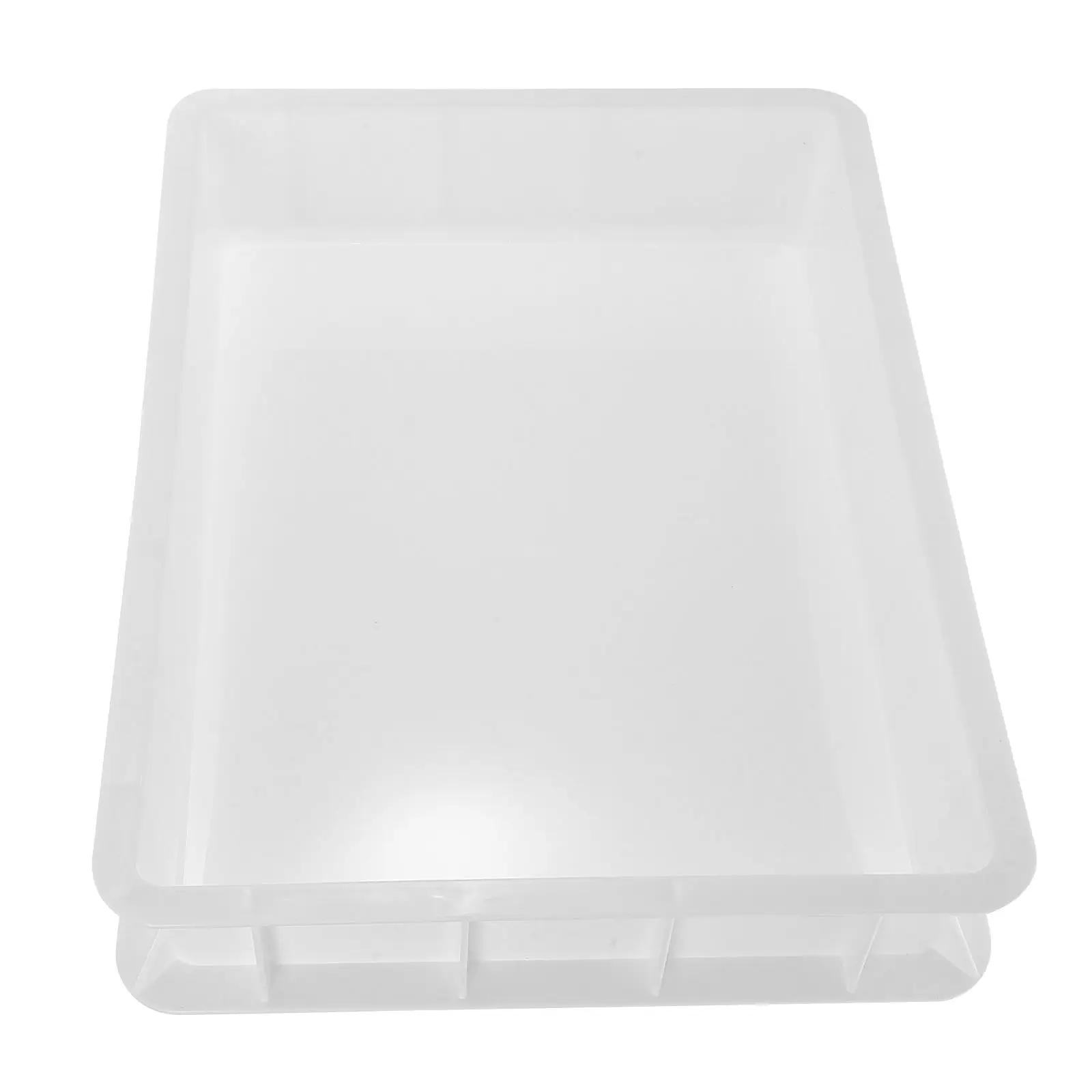 Pizza Stackable White Tray for Home Pizza Dough Proofing Storage Kitchen Storage Container Plastic Bread Box