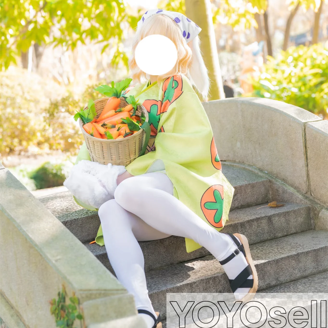 

Carrot Sulong Form Cosplay Costume Anime White Hair Werewolf Halloween Carnival Outfits