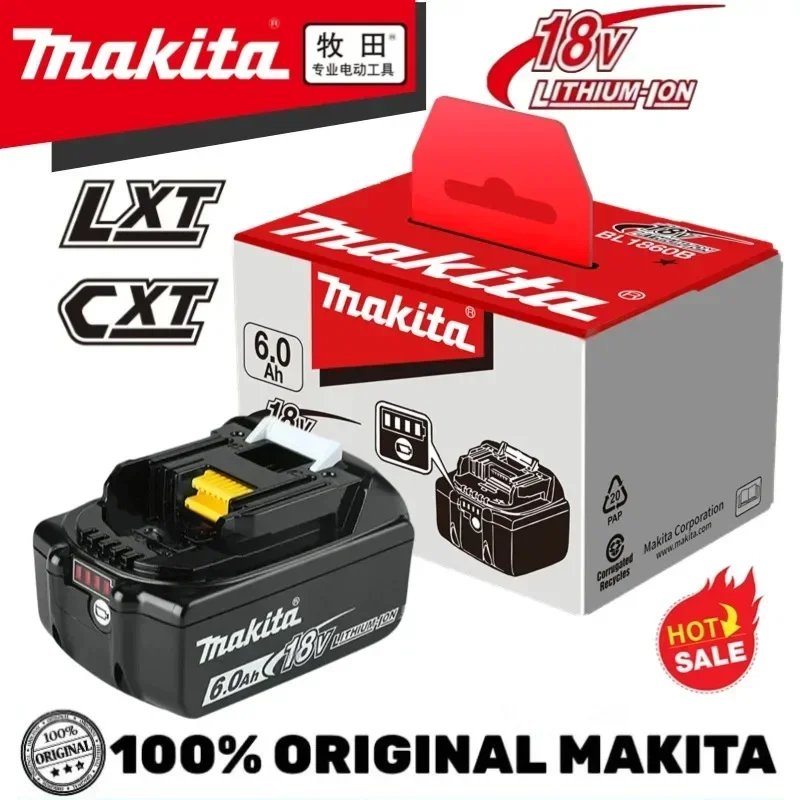 

100% Original Makita 18V Rechargeable Power Tool Battery, Replaceable LED Lithium-ion & 18v Makita power tools Electric drill
