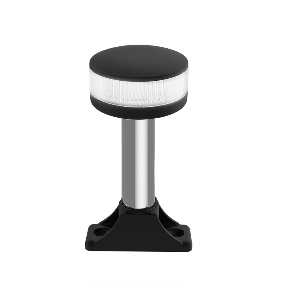 

STLF 2 NM 12 В из нержавеющей стали, белая складная универсальная светодиодная лампа для морской кормы, навигационный якорь для лодки