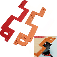 Invisible Embedded Handle Slotting Template Slot Positioning Tool, For Wardrobe, Kitchen Handle, Cabinet Door No Handle Needed