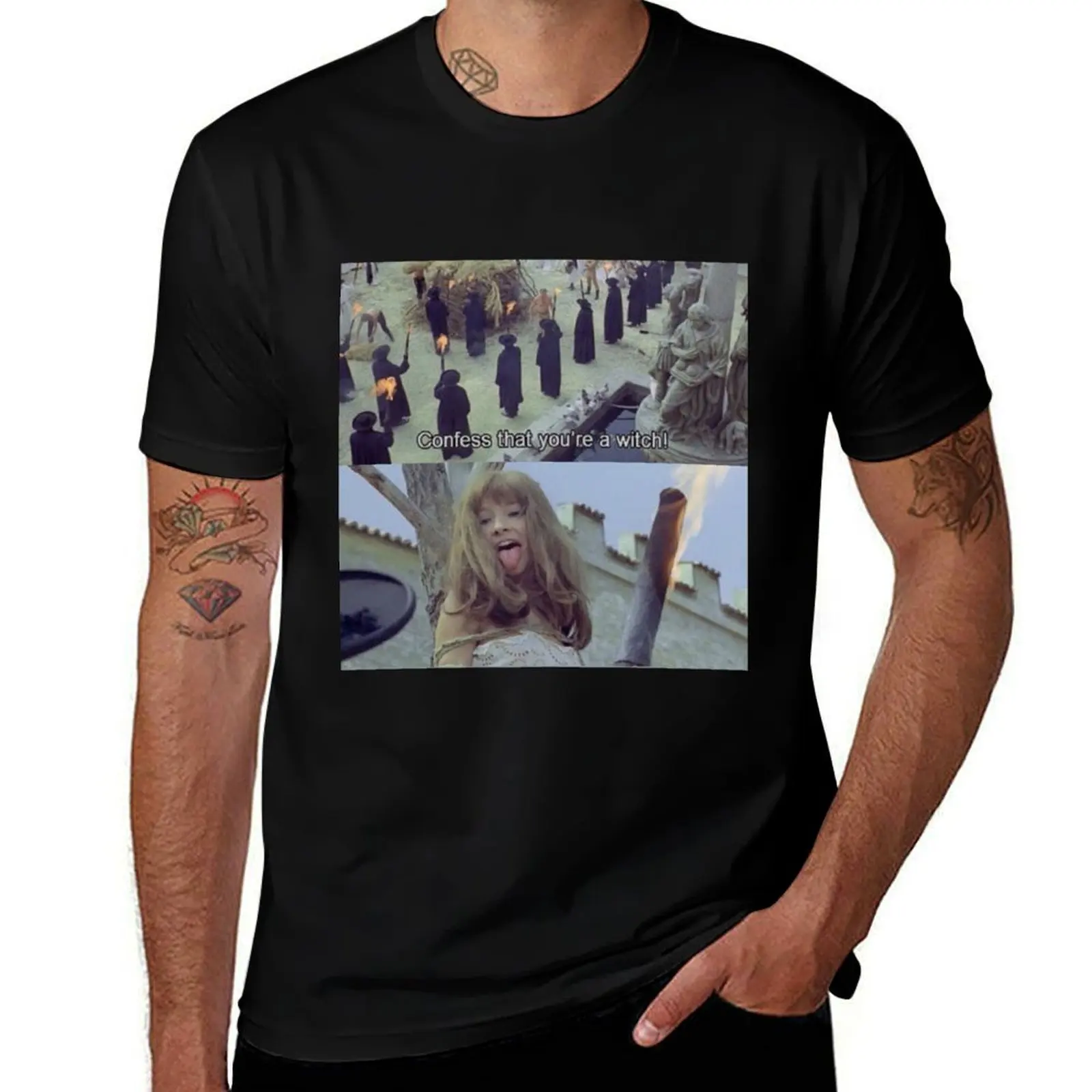 Salem Witch meme T-Shirt Fashion Letter Print T-Shirt