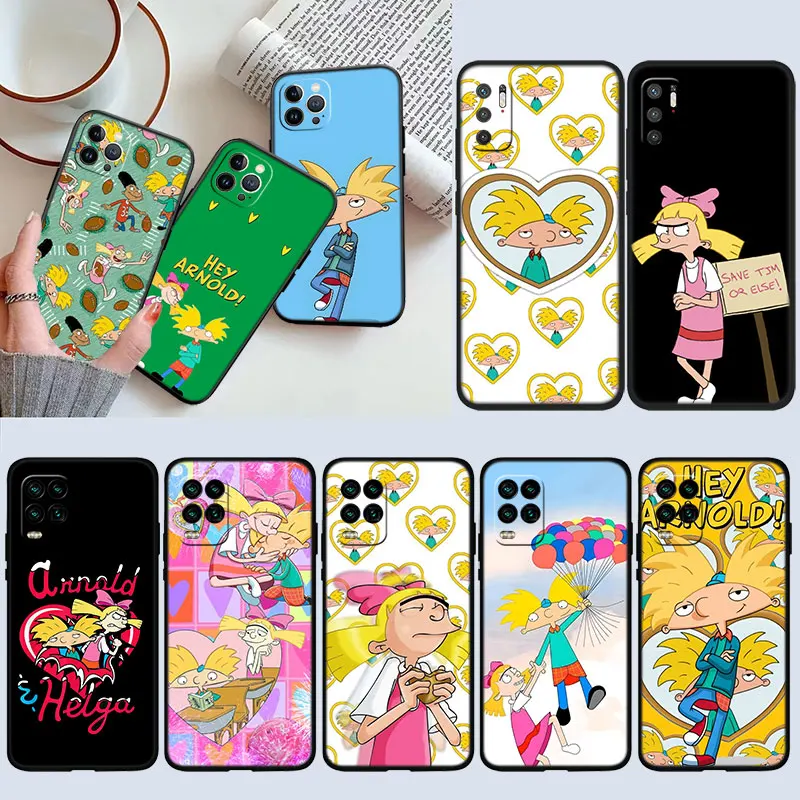 Capa de Celular Premium AR69 S-Special Hey A-Arnold Nova para Xiaomi Poco M4 M5 M6 M7 X3 X6 X7 F8 Ultra Pro GT NFC