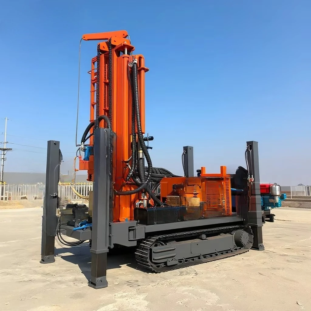 Reverse Circulation Drilling Rig RC Borehole Drilling Machine Continuous Sampling Drill Rig for Water Well Foundation Customized
