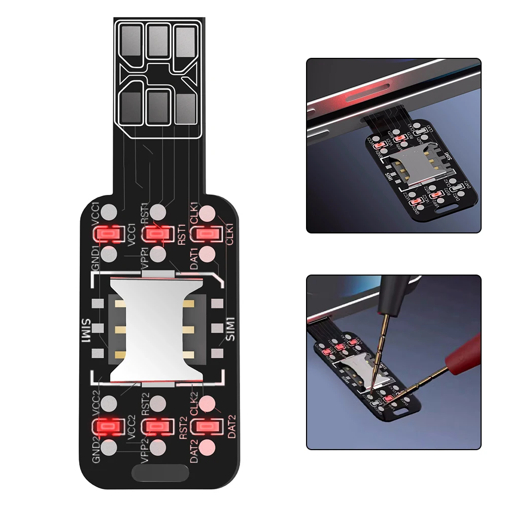 SIM card tester quick fault check For fast signal detection mobile phone repair tool compact lightweight portable design
