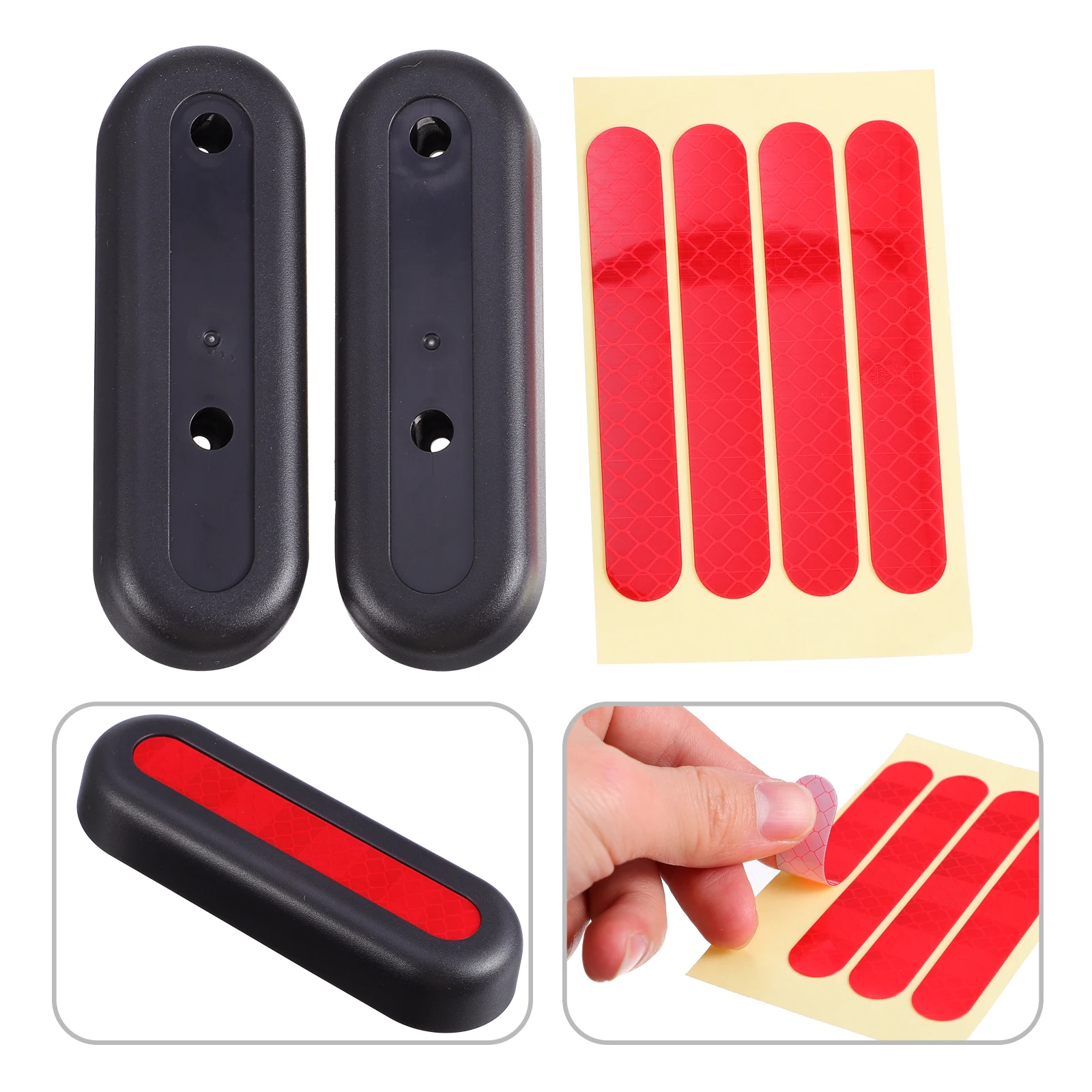 

Rear Wheel Decorative Cover Scooter Hubs Reflective Sticker Protective Shell Universal Fit Mi 9 Max Water Dust Proof Night