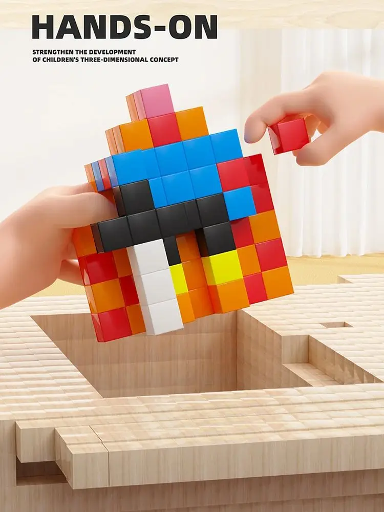 per ragazzi e ragazze STEMMontessori Giocattoli sensoriali Blocchi magnetici - Costruisci miniera MagnetWorld Edition Cubi magneticiGiocattoli da costruzione