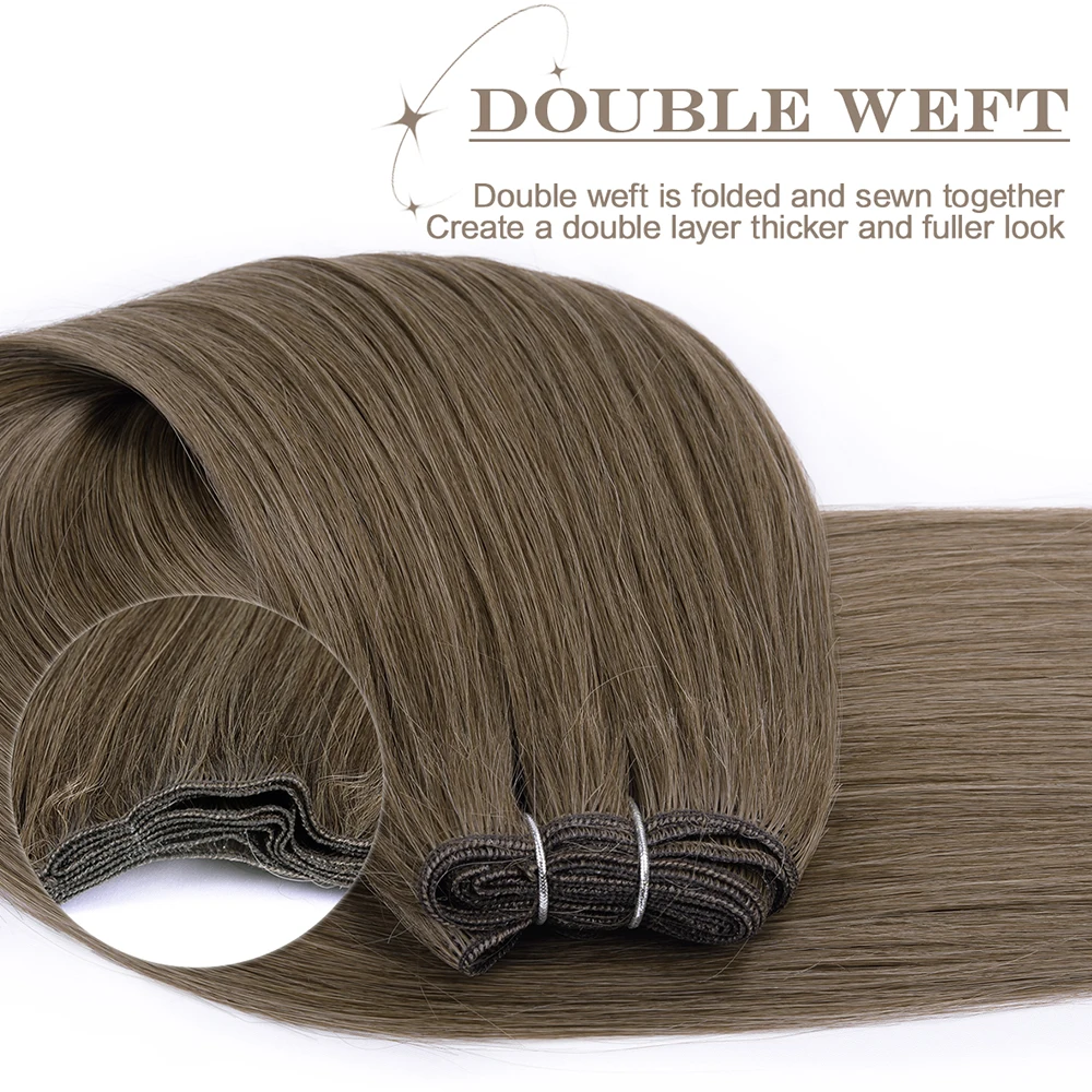 حيوي حزم من شعر مفرود 26 "الطبيعية لينة ألياف مقاومة للحرارة وصلات شعر من الألياف الاصطناعية بروتين مستقيم نسج الشعر النهاية