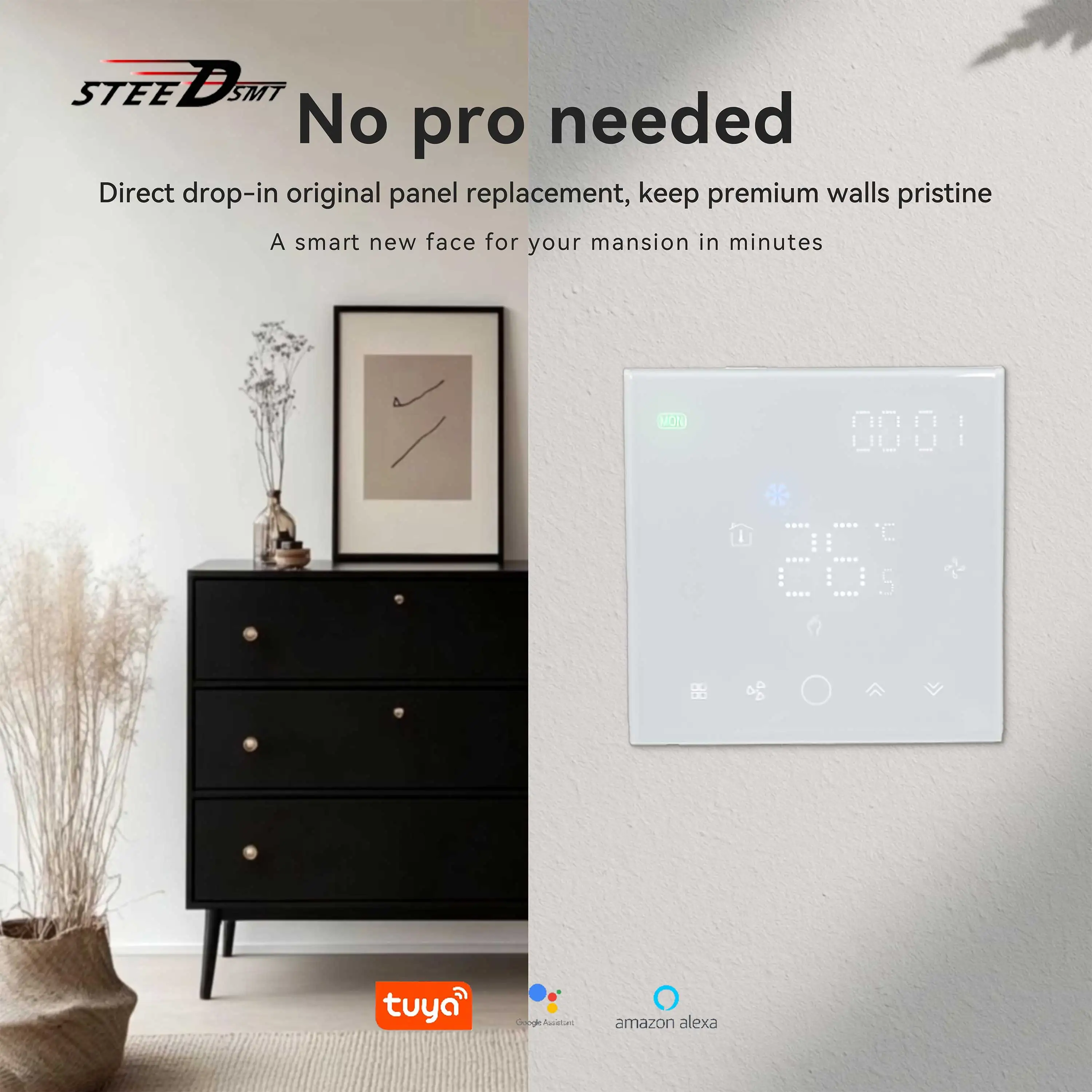 VRF/VRV LED THERMOSTAT for Zigbee Refrigerant Fast Cooling Heating Air-Conditioning Intelligent Replacement of Old Controllers
