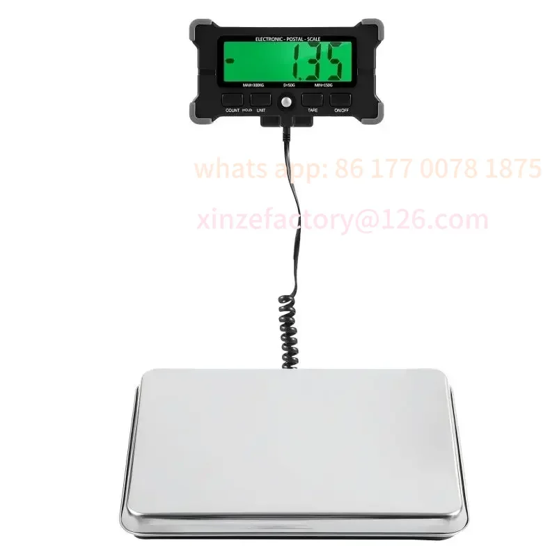 1Digital Postal Table Top Scale,  Animal Scale 440 Pound Capacity, 0.1 Ounce Readability Counting Function Express Package Scale