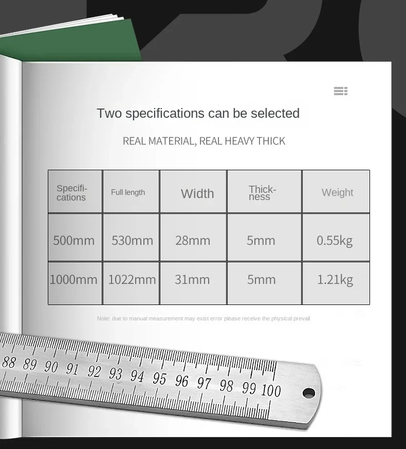 50cm Stainless Steel Ruler, Dual-Use Measuring Tool & Emergency Window Breaker, Professional Survival Lifesaver for Car view 3