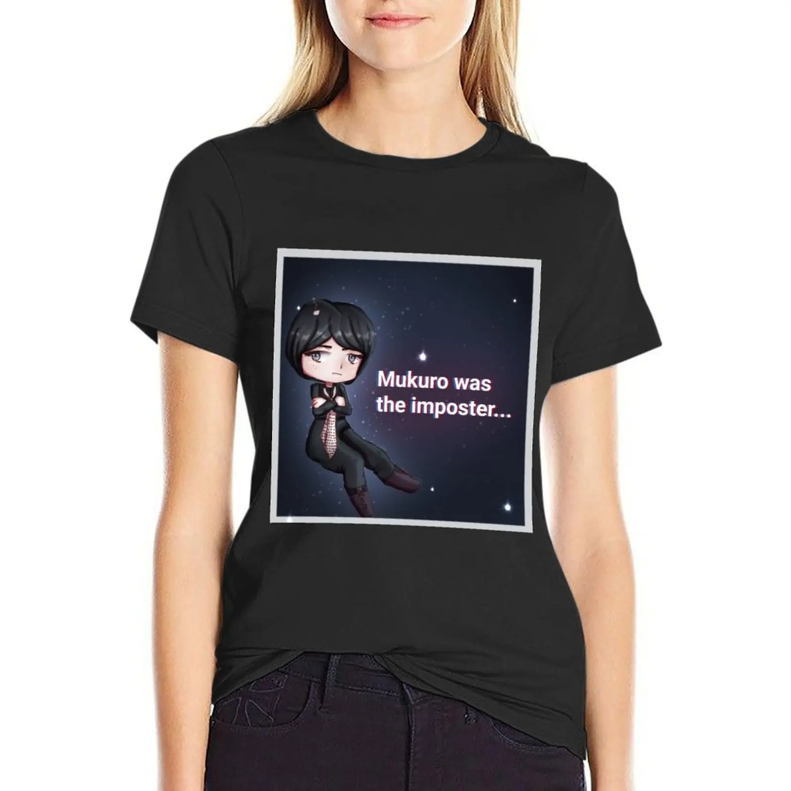 Imposter mukuro T-Shirt female new edition white t shirts for Women