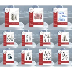 Polar Bear Penguin Having A Chat The Colony Sleuth Creche Iceberg Frozen Flurry Metal Cutting Dies Diy Greeting Card 2024 New