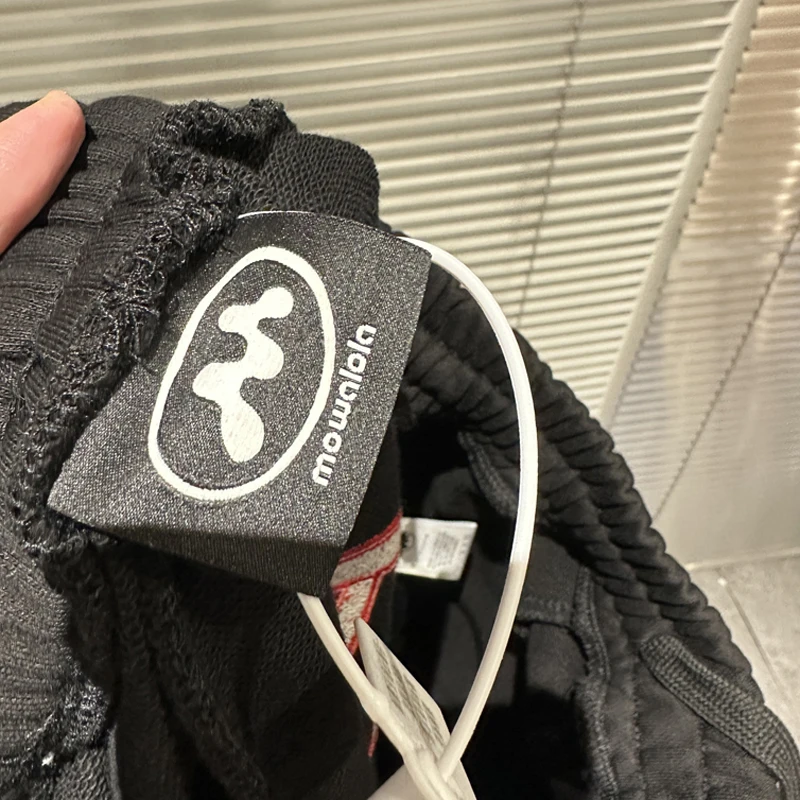 بنطلون رياضي من Streetwear Mowalola عالي الجودة كلاسيكي عصري مطرز للرجال والنساء #2