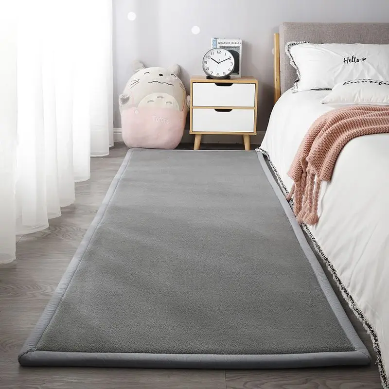 

2cm Thicken Japanese Style Tatami Carpet Living Room Solid Color Rugs Kids Bedroom Floor Mattress Mat Tapetes Children Play Rug