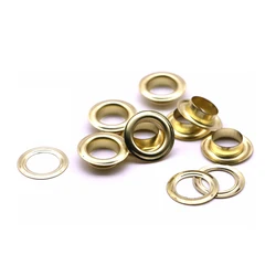 30sets/pack(Outer diameter)22mm (internal)14mm (high)4.5mm metal grommets gold Blank holder eyelet 12mm eyelet
