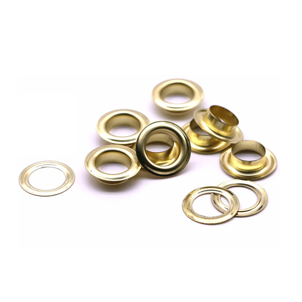 30sets/pack(Outer diameter)22mm (internal)14mm (high)4.5mm metal grommets gold Blank holder eyelet 12mm eyelet 