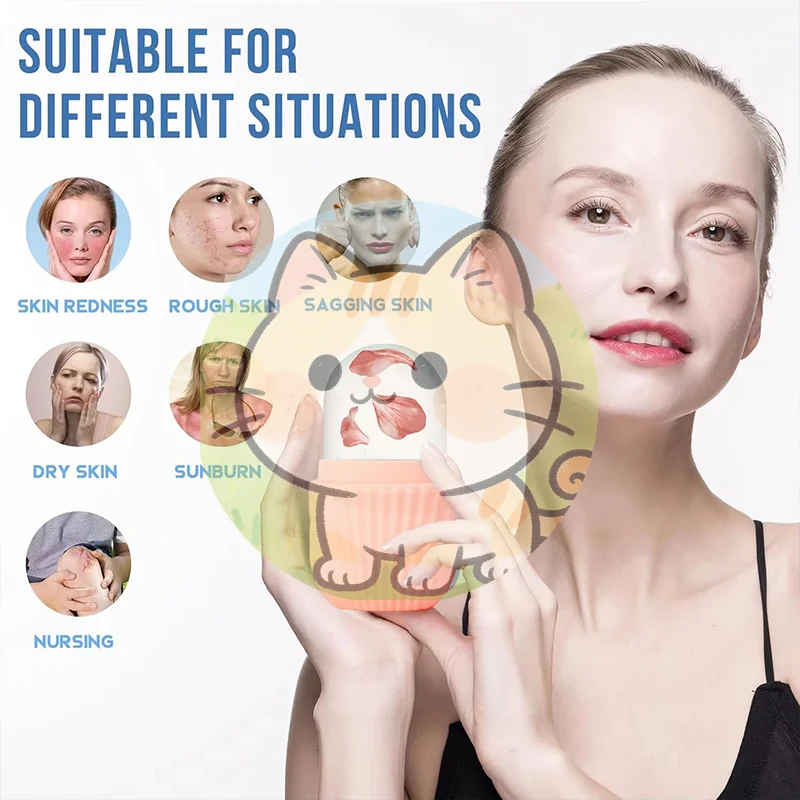 ~Stainless Steel Gua Sha & Ice Face Roller Kit – Cooling Facial Tool For Lifting Puffiness Reduction & Skin Care 3PCS Beauty