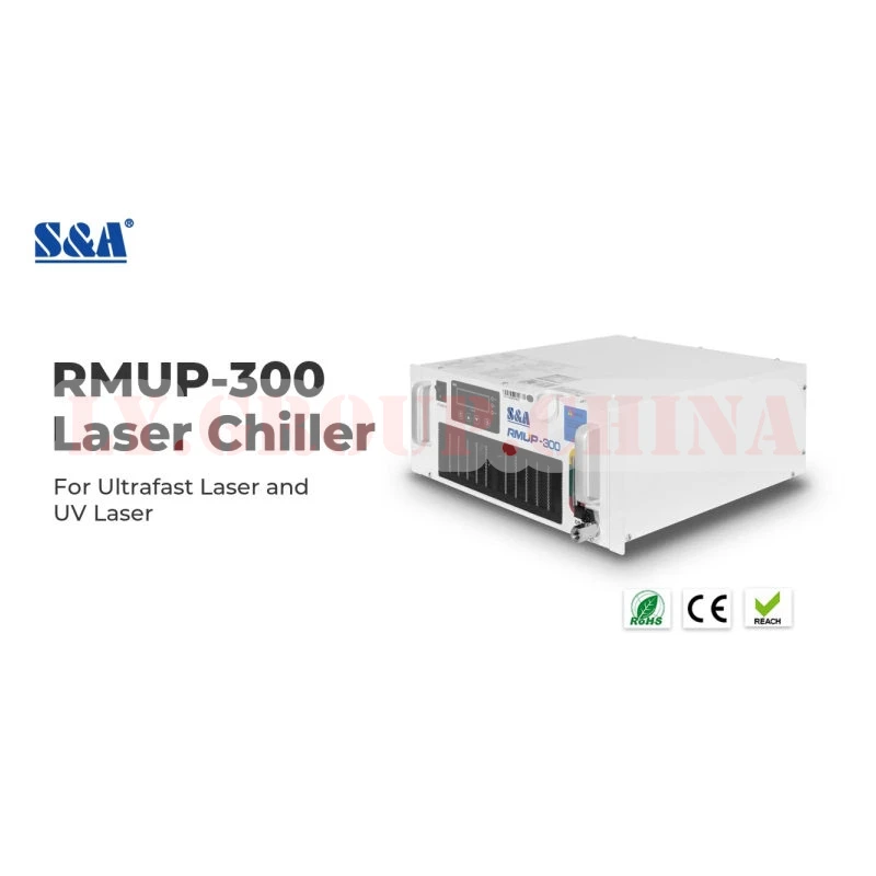 S&A 4U 6U Rack Mount Chiller Cooling System RMUP-300 RMUP-500 for UV Ultrafast Laser 3W 5W 10W 15W 220V