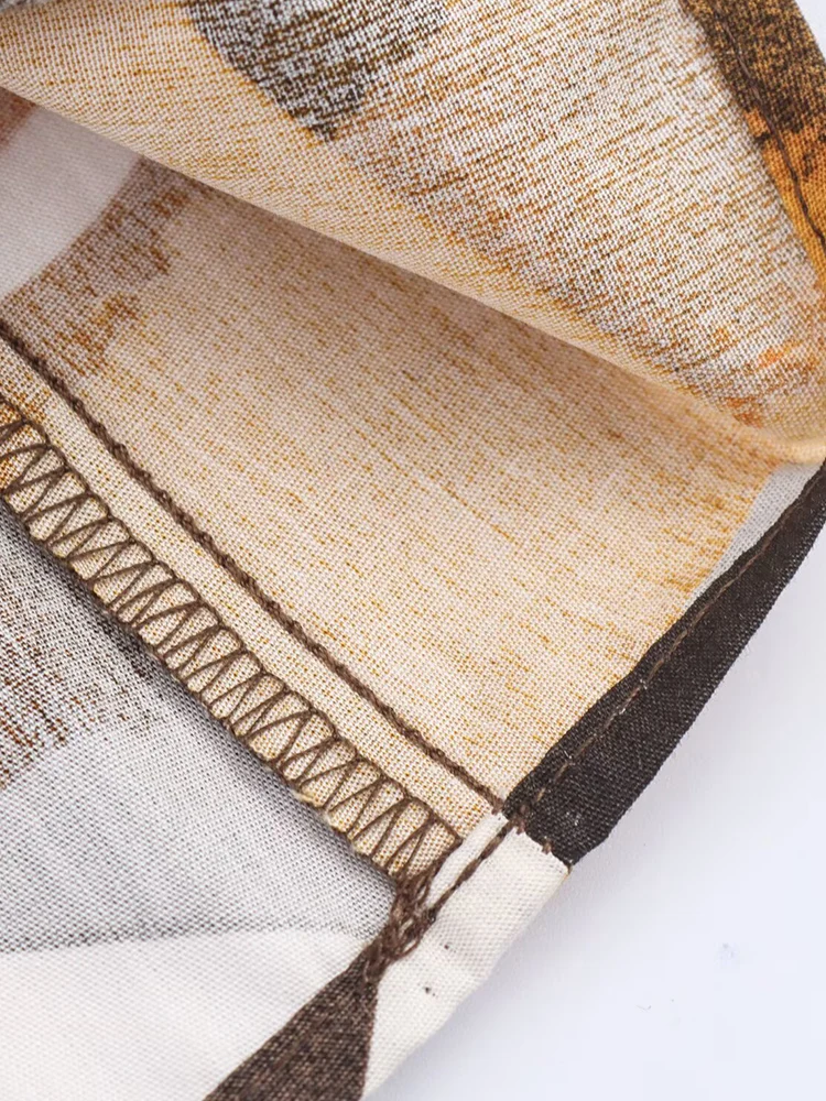 2025 mulheres verão midi saias vintage impressão popeline cinto feminino elegante rua a linha saia roupas