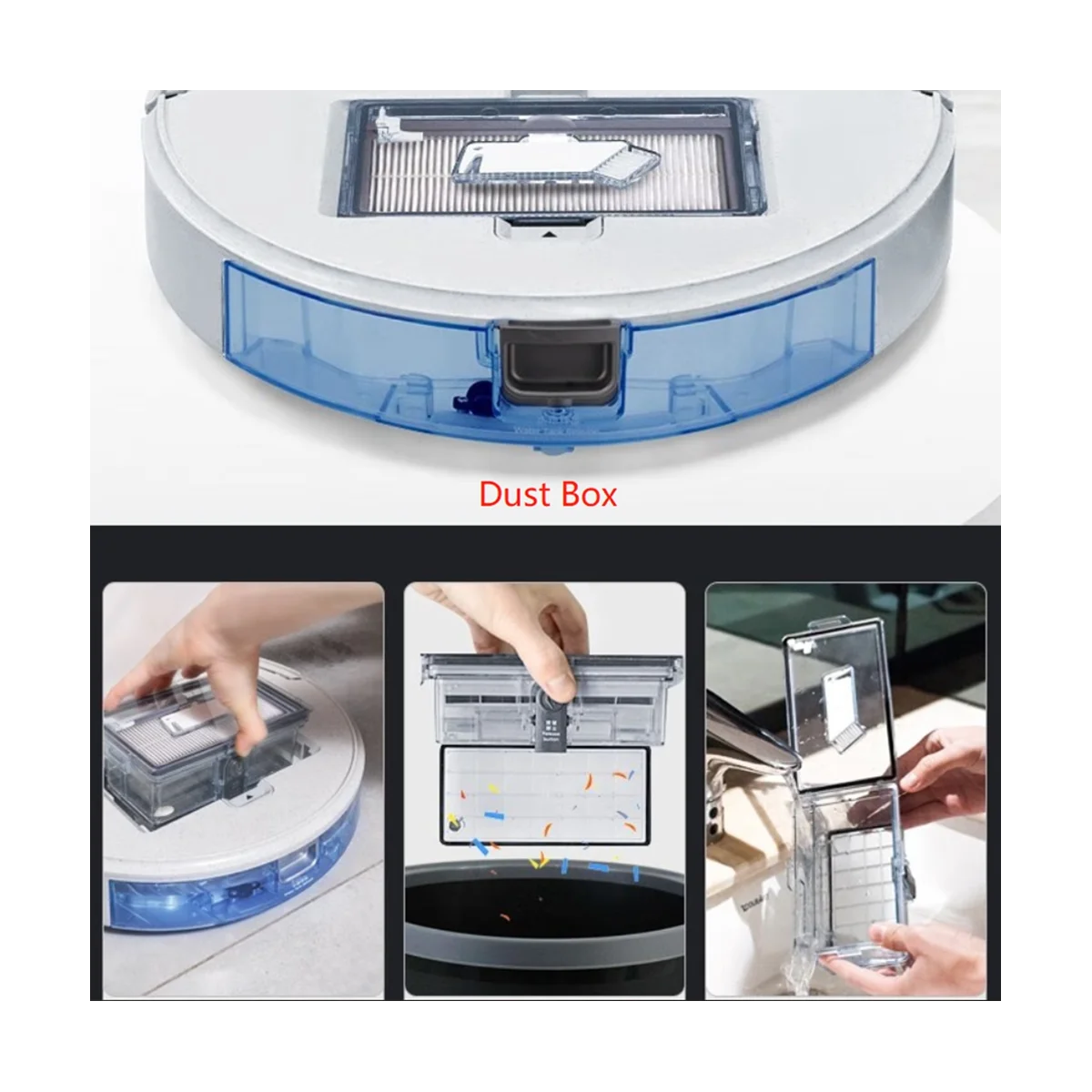 Dust Box for I5 /I5CVCR07/ VCR08 Robot Vacuum Cleaner Replacement Accessories Garbage Box