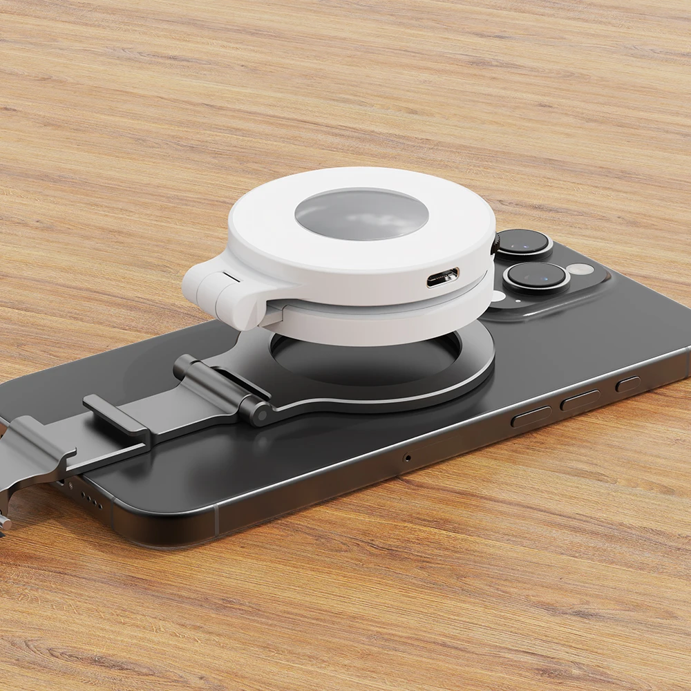 Flymile Magnetischer Handyhalter für iPhone 18 Pro Max 17 16 15 Karabiner-Halterung Tischständer Vlgo-Griff mit Magsafe – Detail 12