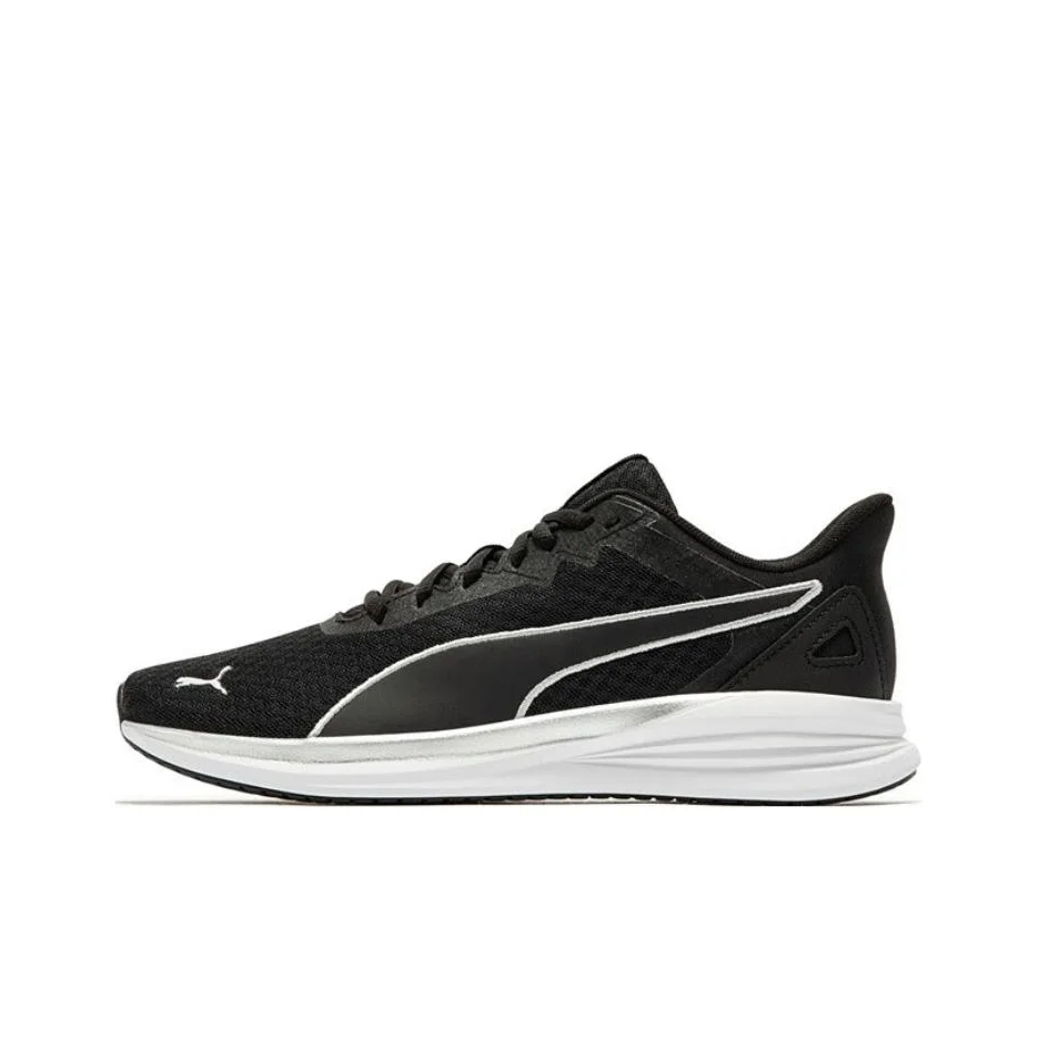 puma-transport-slip-resistant-low-top-running-shoes-unisex-black-white-378016-01