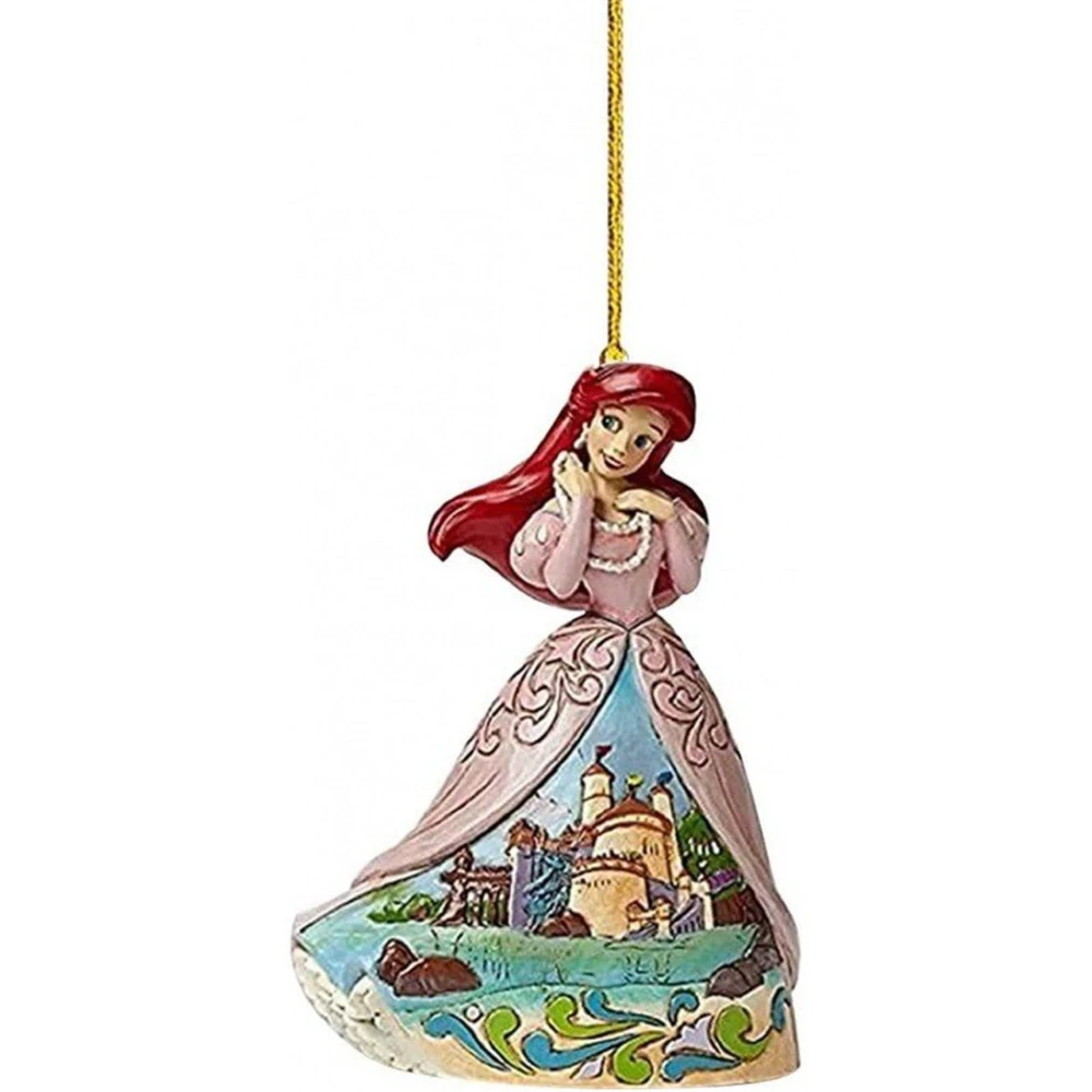 Rapunzel Fairy Tales Decoration 19 Kinds princess Christmas Tree Cartoon Stone Crafts 2D Flat Acrylic Home Decorations 6X5cm