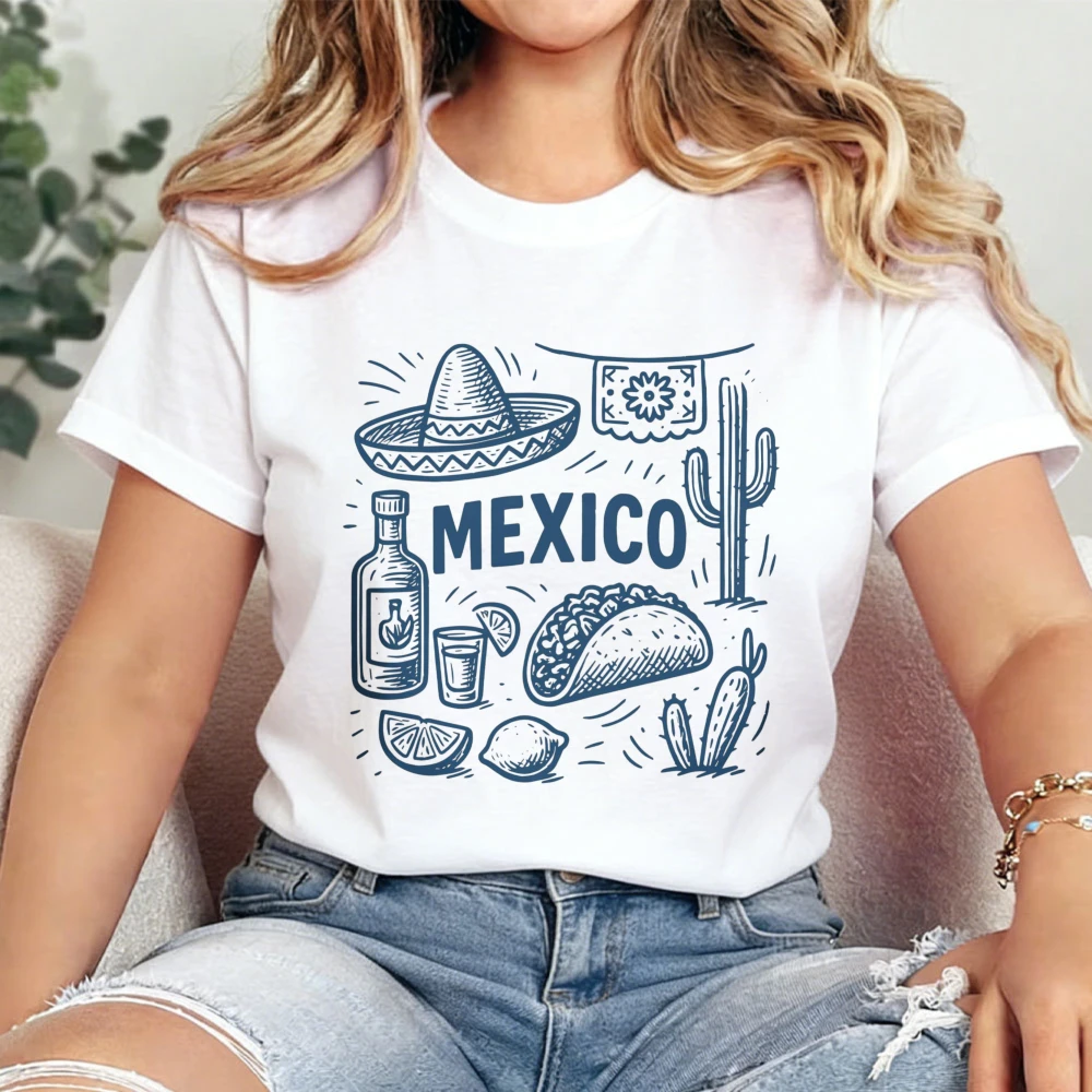 Mexico Fiesta Shirt Cinco De Mayo Tee Mexican Festival Fashion Tee Family Vacation Gift Drinking Day Summer Trip Tees