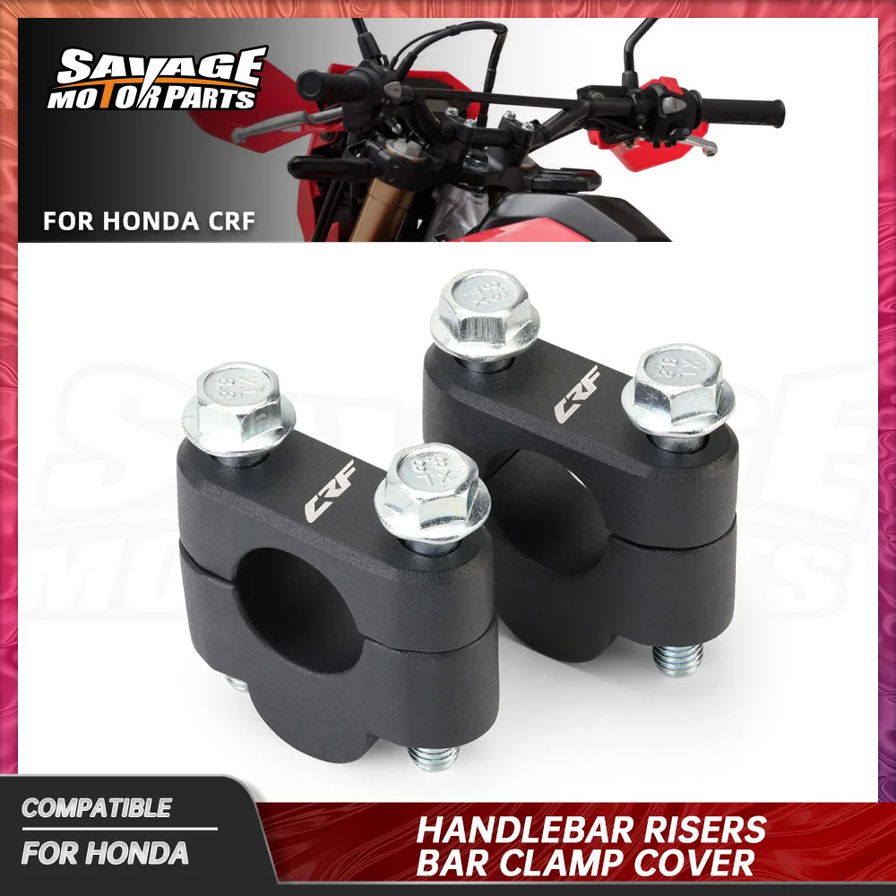 

Для Honda CRF300L раллийные стояки на руль, зажимная крышка CRF 110 125 150 230 250 450, аксессуары для мотоциклов, адаптер для крепления на руль