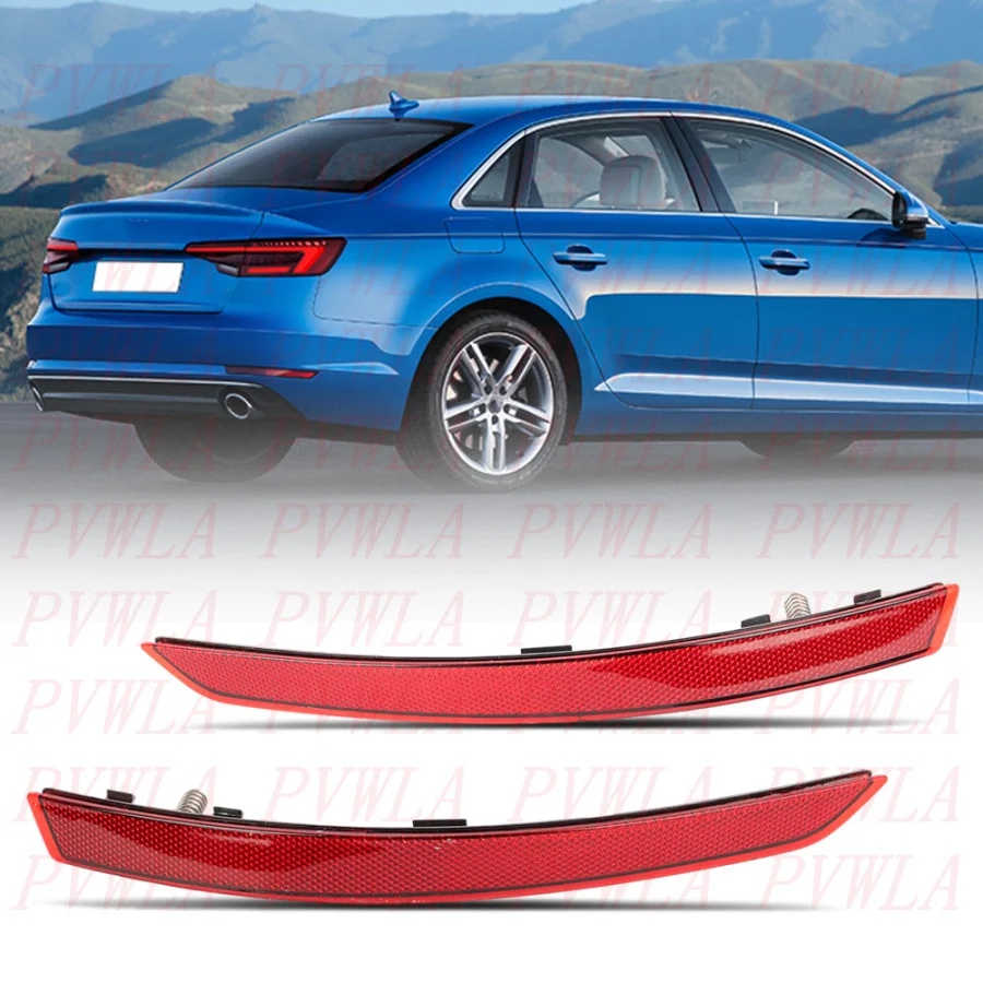 For European Version Audi A4 B9 2016 2017 2018 2019 2020 2021 2022 2023 2024 Rear Bumper Reflector 8W0945105C 8WD945106A