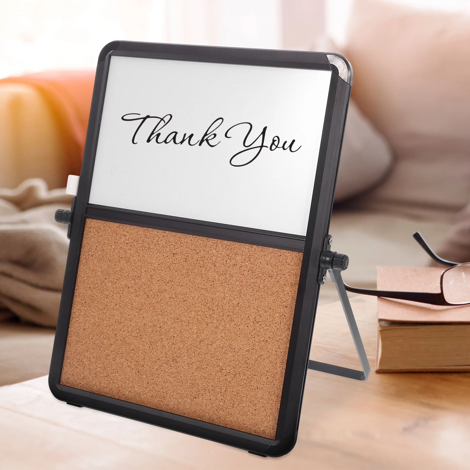 

White Board Cork Boards for Office Decorative Picture Desk Pin Bulletin Corkboard