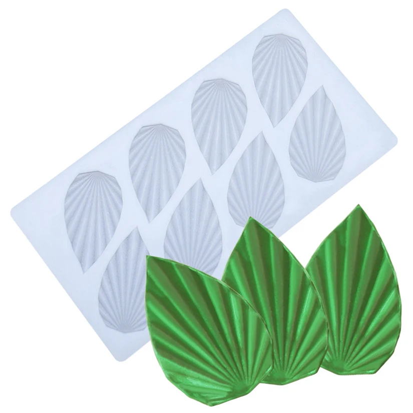 

Palm Leaf Silicone Mold Sugarcraft Chocolate Cupcake Baking Mold Fondant Cake Decorating Tools