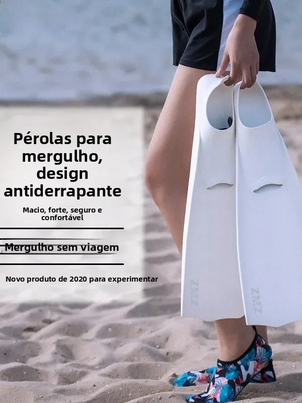 soft-snorkeling-fin-shoes-adult-free-professional-snorkeling-equipment-duck-shoes-snorkeling-fin-webbing-diving-footwear