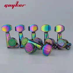 GUYKER Tuners Guitar Models Rear locking string Electric Guitar Machine Heads Chameleon Rainbow