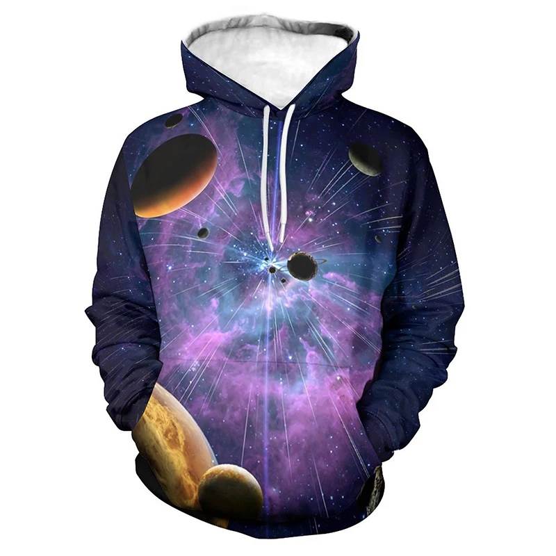 

2022 New Pullover Space Universe Starry 3D Printed Men Women Children Casual Swearshirts Fashion Harajuku Hoodies Streetwear